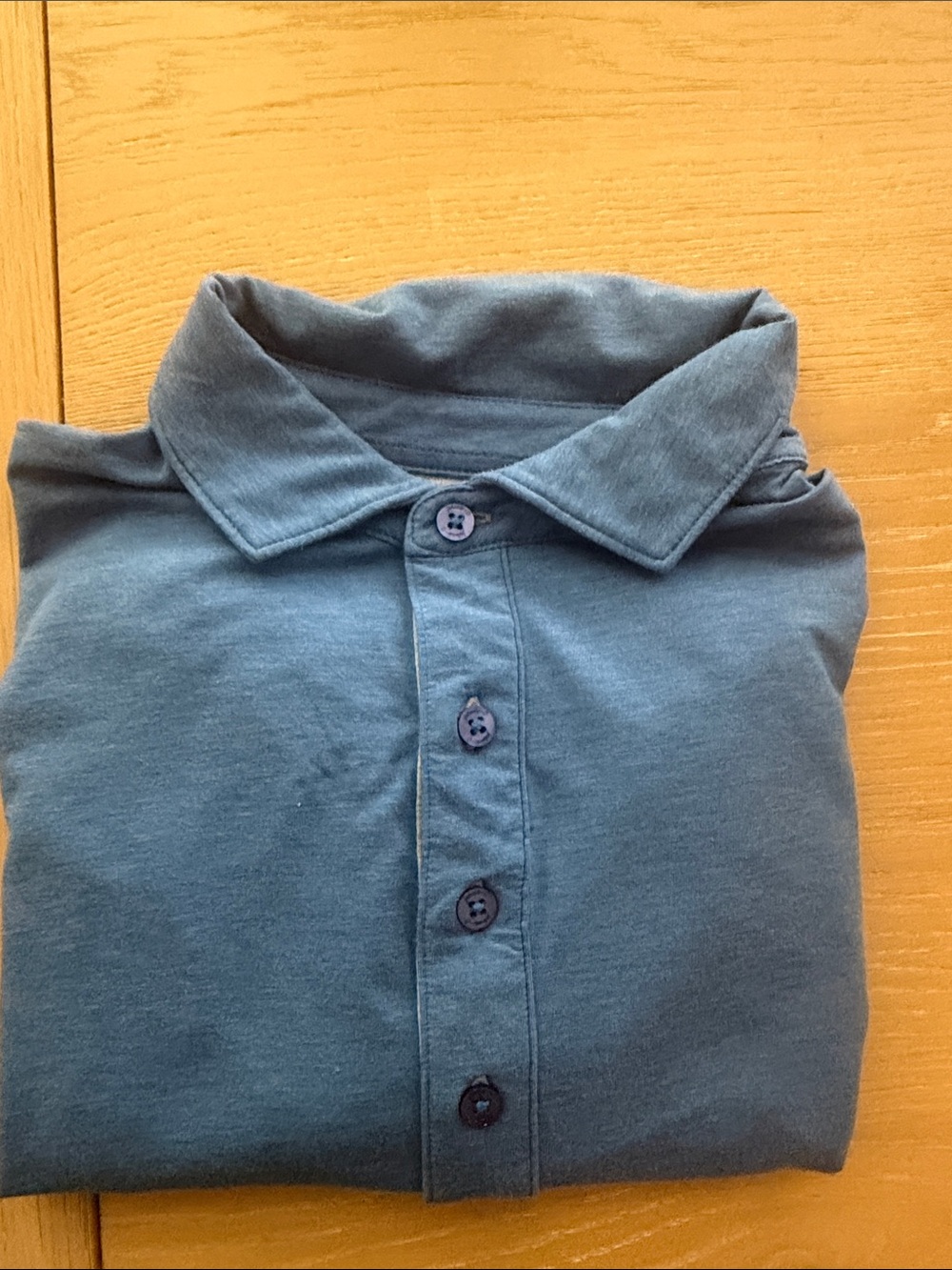 johnnie-O Blue Polo Shirt Men Medium